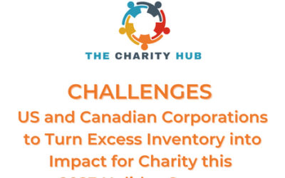 The Charity Hub Challenges Corporations to Turn Excess Inventory into Impact for Charity